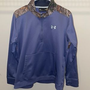 Under Armour- purple/camo quarter zip